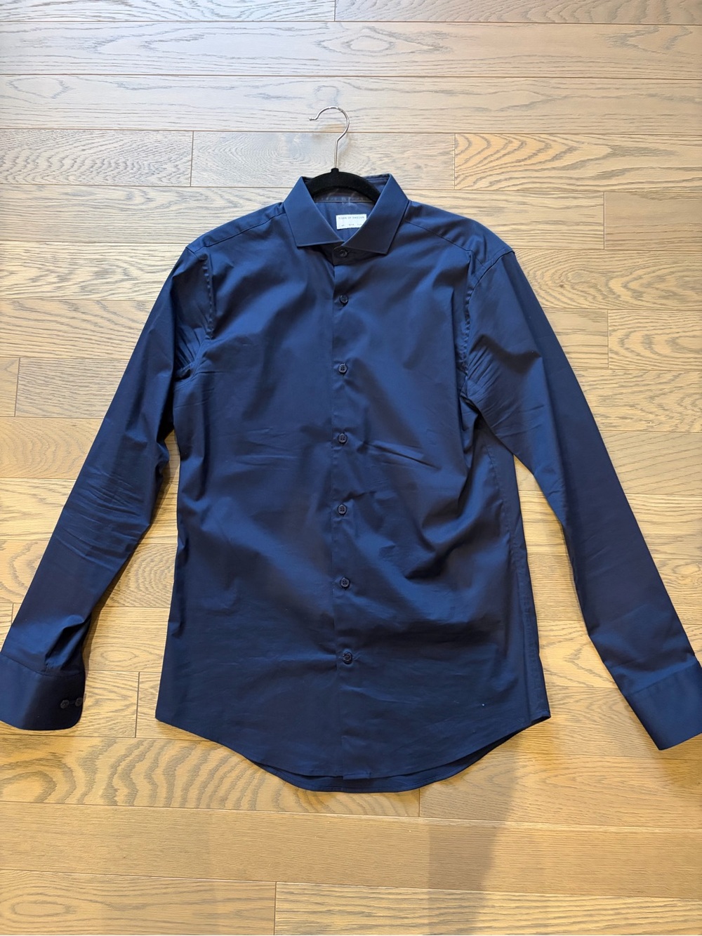 Tiger of Sweden Navy Slim-Fit Dress Shirt